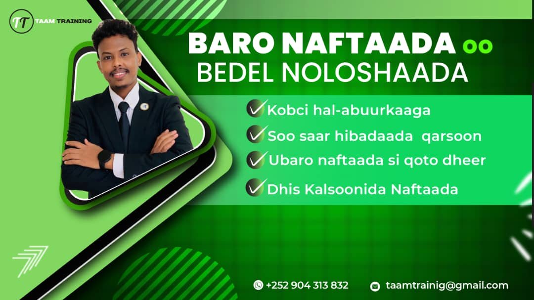 Baro Naftaada oo Badal Noloshaada